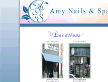 Tablet Screenshot of amynailsspa.com